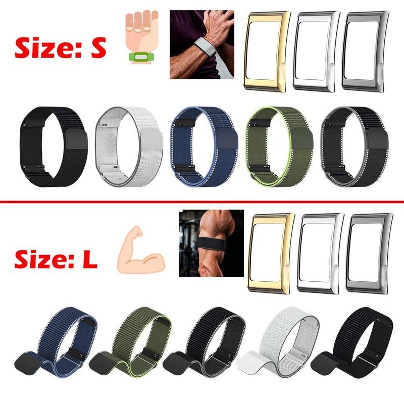 Metal Frame+nylon Band for Amazfit Helio Strap Wristband/armband Biceps Sports Replacement Accessories for Amazfit Helio Strap