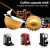 1 Set 40/80/150/230ML Coffee Capsule Shell Food-Grade Reusable Coffee Capsule Cup for Nespresso Vertuo