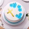 10Pcs Cross Cake Acrylic Topper Baptism Christening Confirmation Gold Wedding