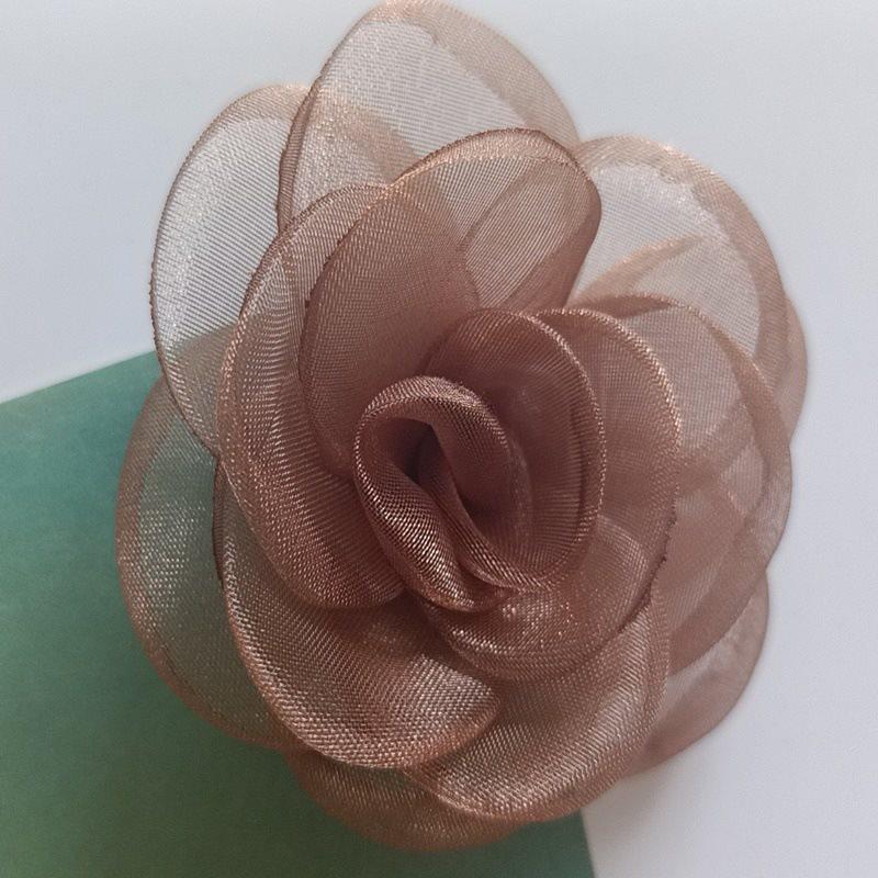 Корейский стиль, 15 штук, цветы из марли "Снег", для DIY одежды, заколок для волос, ювелирных аксессуаров