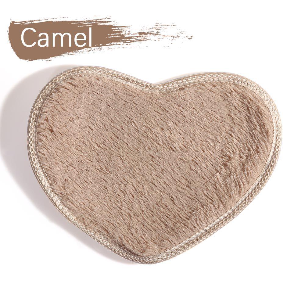 40x30cm Fashion Soft Nonslip Floor Memory Foam Flannel Carpet Bath Rug Heart Mat