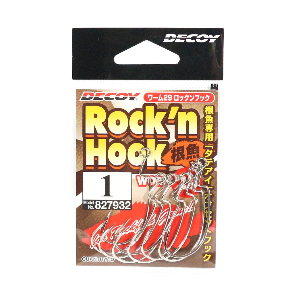 Decoy Worm 29 Rock'n Hook Cut Worm Hooks Size 1 (7932)