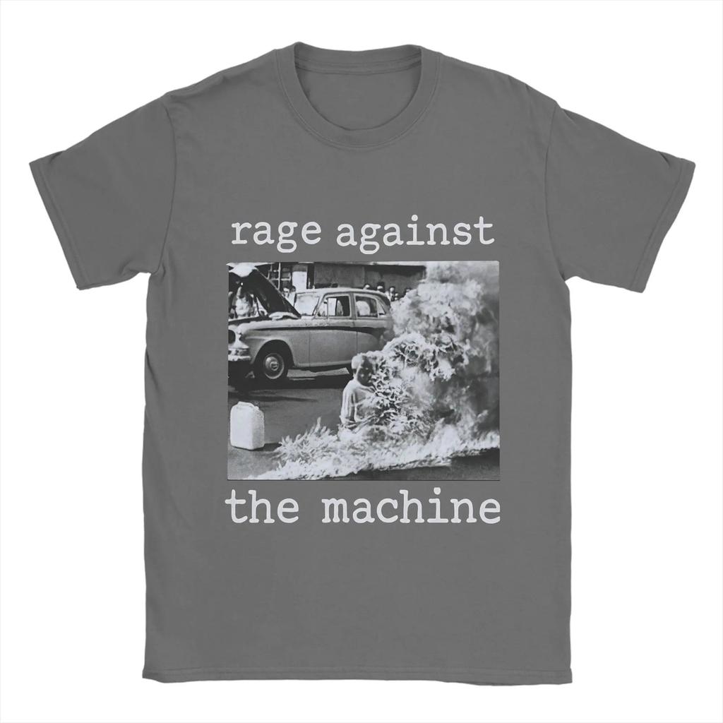 Летняя мода 2026 Модная футболка Мужчины Женщины Rage Against The Machine Футболка Хлопковые Топы Новинка Футболка с коротким рукавом и круглым вырезом Идея для подарка Футболка