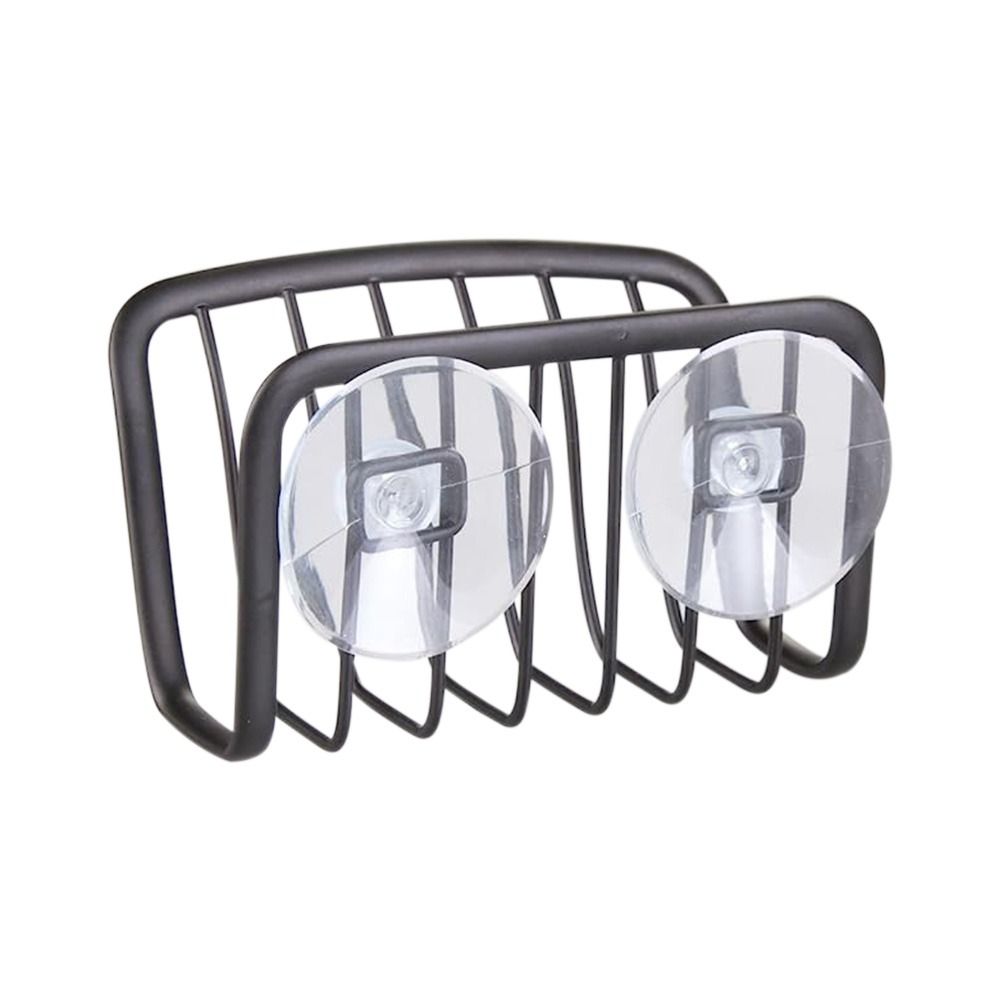 Metal Sink Sponge Rack Stainless Steel Drain Storage Shelf Kitchen Wire Ball Rag Organizer Holder Kitchen Storage Rack