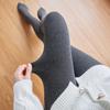 Cotton Vertical Striped Dragon Hair Leggings for Women Wearing Autumn and Winter Combed Cotton Leggings