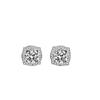 Sterling Silver 100% 925 Stud Earrings for Women Real Moissanite Full Diamond Irregular Shape Luxury Fine Jewelry Party Gift