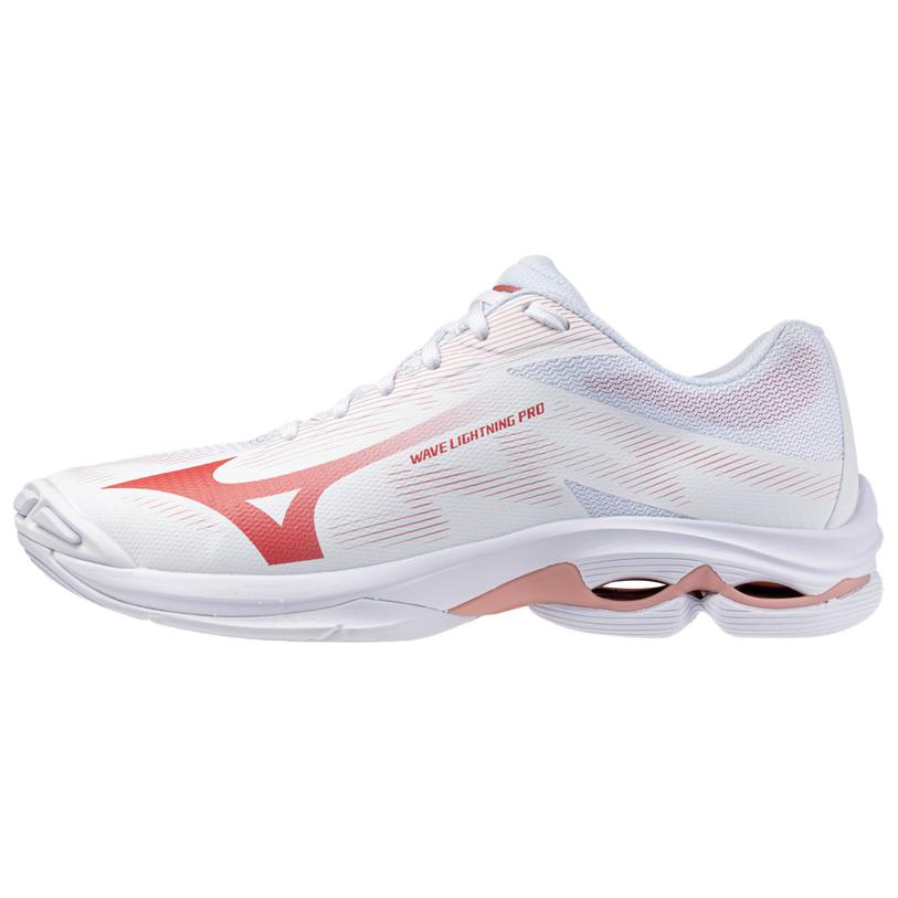 Mizuno Волейбольные кроссовки Wave Lightning Женские Белый Красный V1GC266073