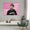 Для Lil Peep Флаг Гобелен Хипстерское Настенное Искусство Тема США Декор Комнаты в Общежитии Спальня Гостиная Гобелен Гобелен для Спальни Гобелен у Кровати