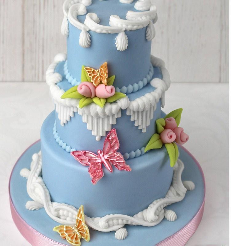 Aouke форма бабочки силиконовая форма помадка торт плесень шоколадная помадка инструмент