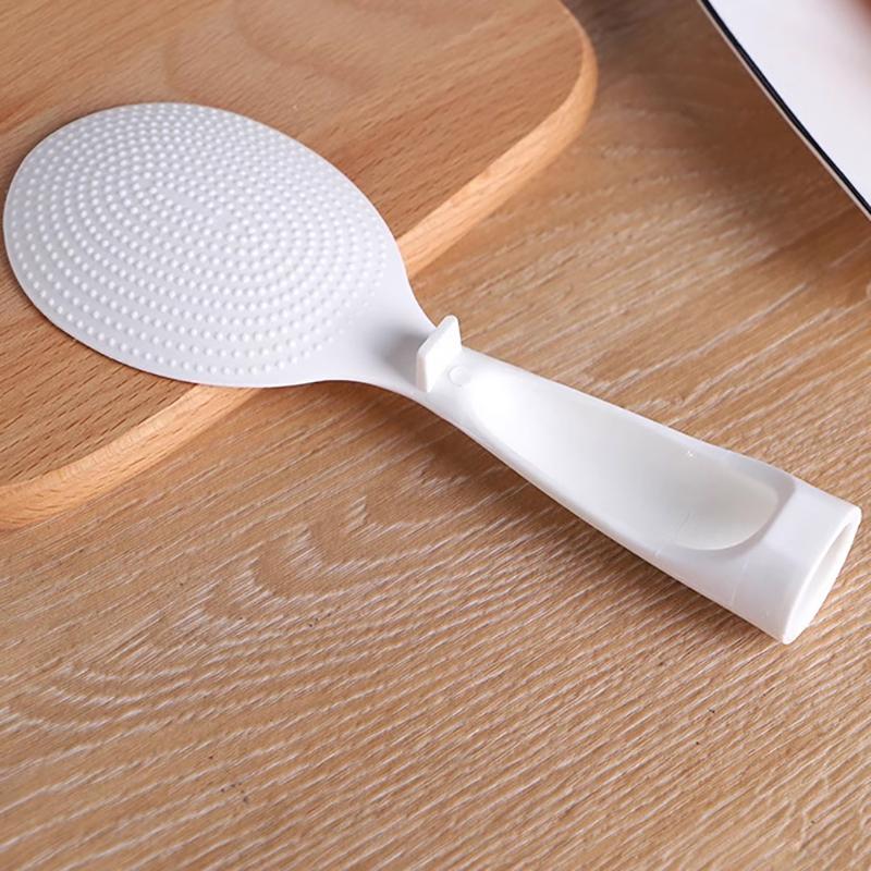 Rice Scoop Stand-Up Non-Stick Rice Spoon Plastic Rice Cooker Spoon Pp Rice Shovel Cooking Spoon Ladle Kitchen Utensils