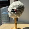 New Woolen Cute Puppy Embroidered Knitted Hat for Women In Autumn and Winter Japanese Style Warm and Versatile Small Pullover Hat with Face