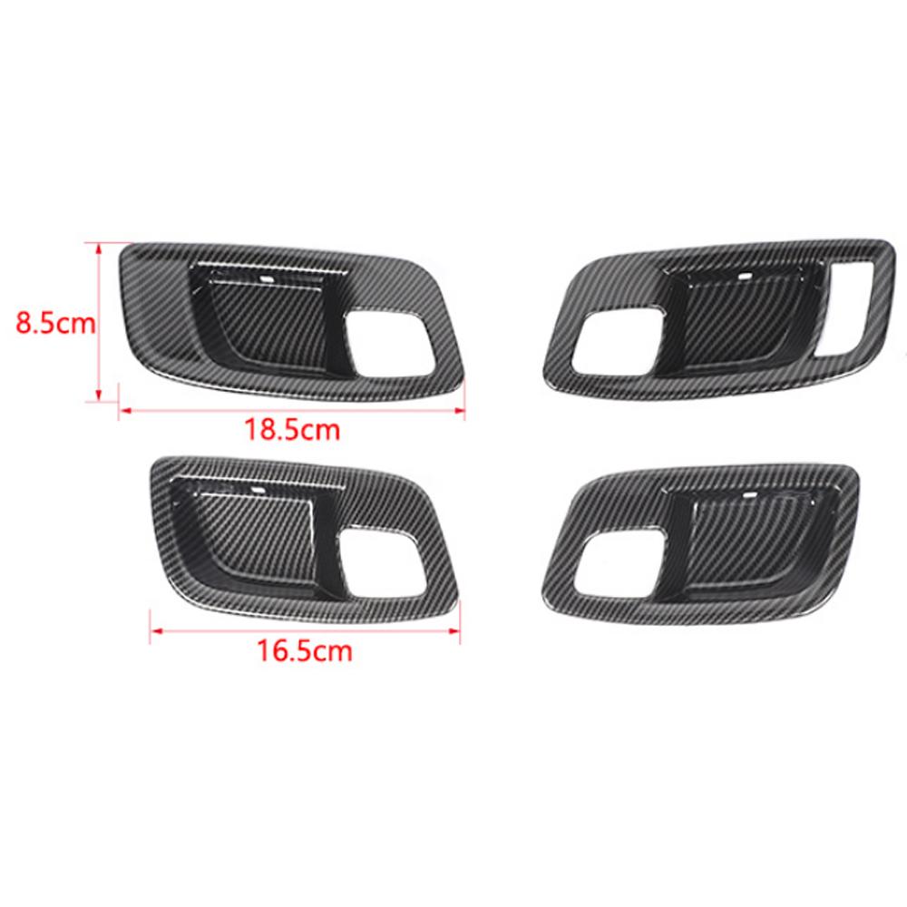 Внутренняя ручка двери автомобиля, декоративная крышка, наклейки для Dodge Charger Chrysler 300C 2011-2023, внутренние молдинги