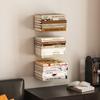 2 PCS Invisible Display Shelf Floating Home Decoration Practical Book Organizer  Indoor