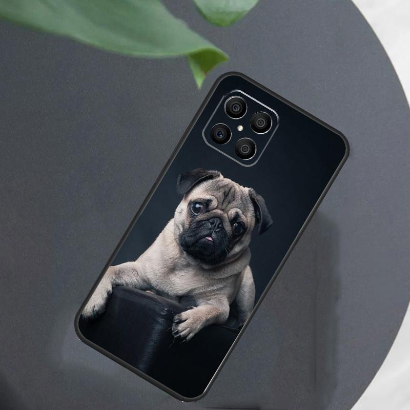 Мопс Французский бульдог Для Honor Magic 7 Lite 6 8 Чехол Для Honor 200 400 Pro 90 70 50 X8c X8b X9a X9b X9c X9d Win RT
