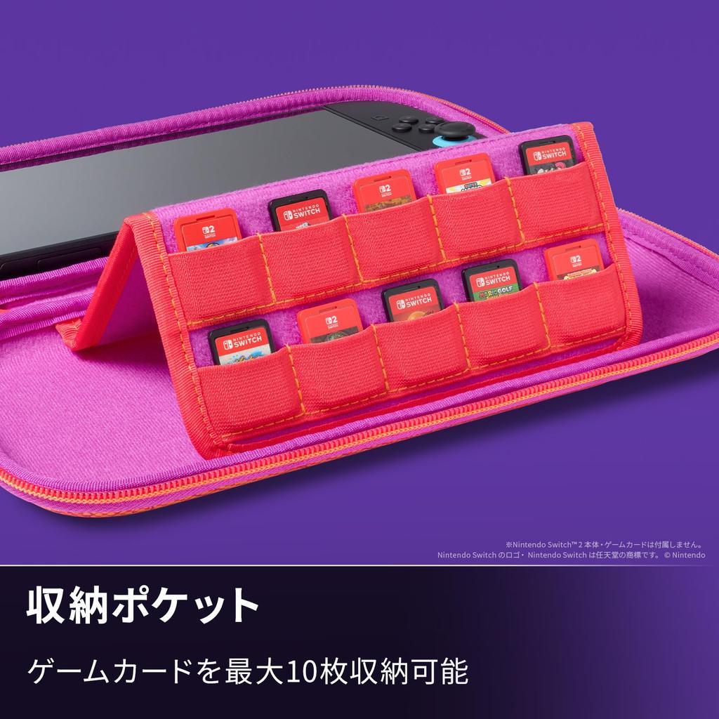 Лицензированный тонкий чехол PowerA для Nintendo Switch 2 Mario Friends [Продукт Nintendo] – & NSCS0550JP-01 [2-летняя гарантия]