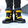 Children Warm Snow Boots Kids Winter Cotton Shoes Non-slip Snow Outdoor Warm Plush Boots High Top Warm Furry Footwear Waterproof Warm Sneakers