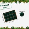 12 шт. Флокированные елочные шары 2,4 дюйма Декоративные безделушки для юбилея
