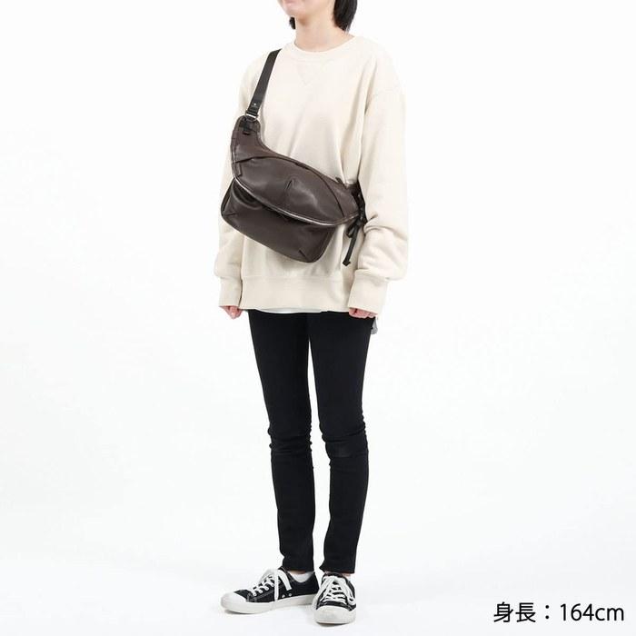 [Masterpiece] Face Leather Shoulder Bag 02870-l Black/10 Black(10)