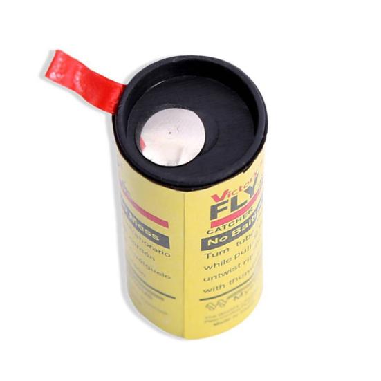 4 Rolls Insect Bug Glue Paper Killer Fly Catcher Trap Ribbon Strip Sticky Tape