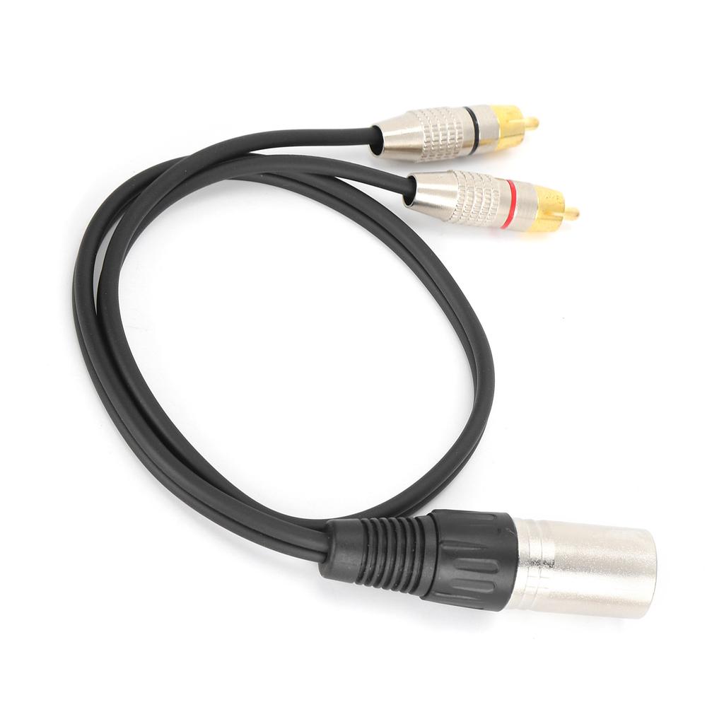 XLR Папа к 2 RCA Аудио Разветвитель Кабель RCA к XLR Адаптер Патч-кабель для Микшерного Пульта МикрофонаПапа 1м   3.3фт