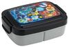 Skater Kids' Dome-Shaped Lunch Box with Integrated Dividers, 840ml, Made In Japan, Pokémon 24 Design, Boys' Size (P8467507)
