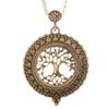 Roman Vintage Watch Tree of Life Pendant Tree of Life Pendant Watch Necklace Pendant Pendant Men's Pocket Watch Necklace Simple