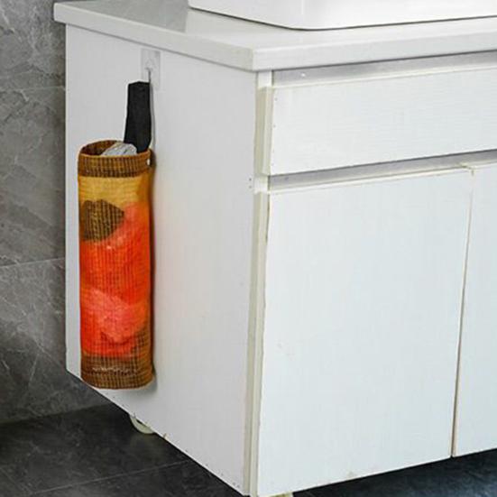 1/3 шт. кухонный держатель для мусорных мешков большой емкости, легко устанавливается, настенный диспенсер для мусорных мешков, подвесной органайзер для хранения мешков