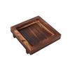 Aluminium Zinc Zinc Alloy Square Text Stove with Grill Net Portable Charcoal Grill Barbecue Grill  Camping