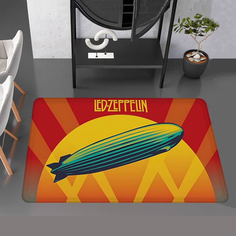 British Rock Led Band Z-Zeppelines Bathroom Mat Anti-slip Absorb Water Long Strip Cushion Bedroon Mat Hotel Decor Mat