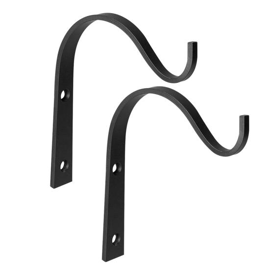 2 шт. простые многофункциональные настенные крючки для одежды, цветочный горшок, гибкие железные крючки