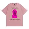 Socrates Know Thyself Philosophy Teacher Stoic Quote TShirt Mens Women Hot Sale Classic TShirt Oversized Short Sleeve T Shirts
