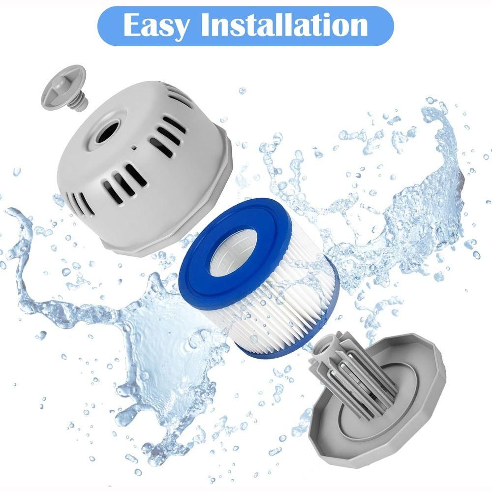 Easy Install Cartridge Filter Holder Plastic Rubber Hot Tub Filter Holder Hot Tub Part