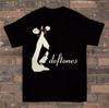 Унисекс Черная Футболка Группы Deftones S-5XL