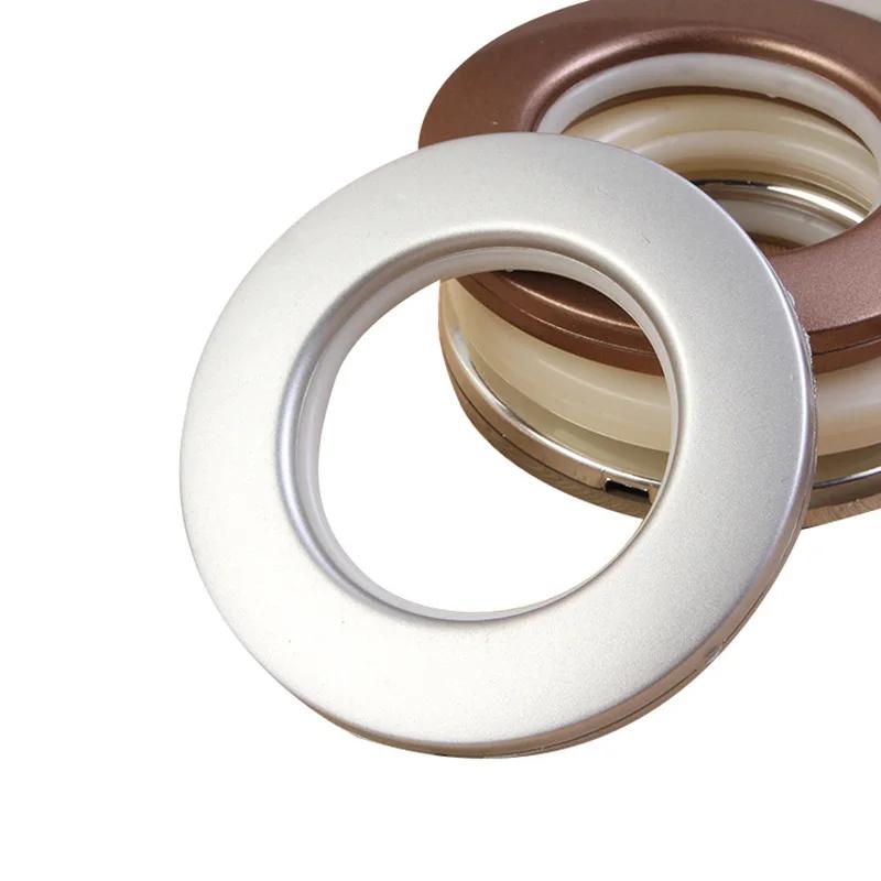 16pcs Plastic Top Curtain Accessories for Roman Rod Home Decoration Plastic Eyelets for Windows Grommet Kit Sewing Eyelet