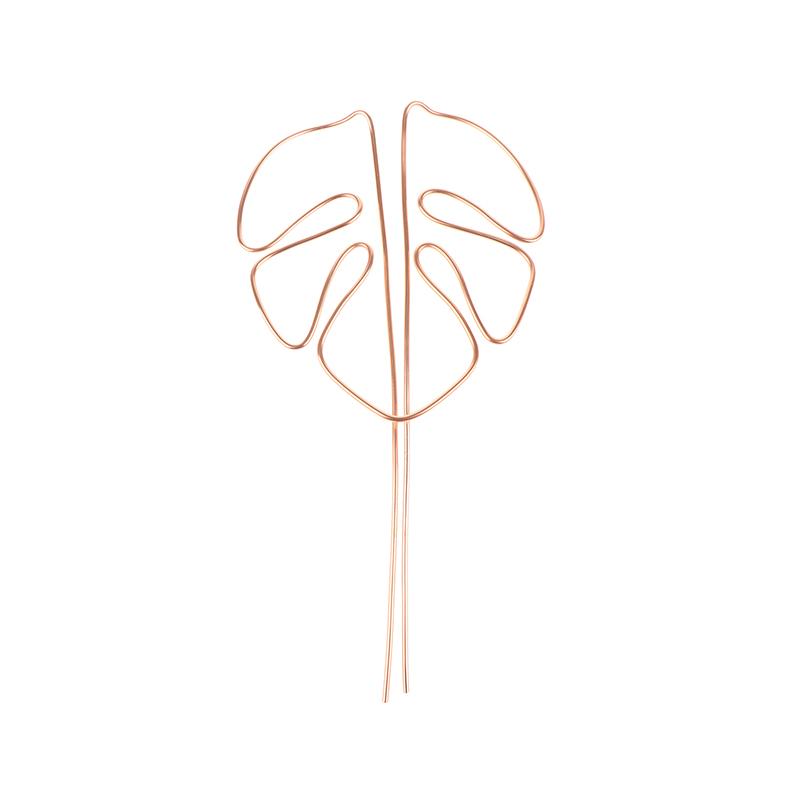 Подставка для растений в форме монстеры, прочная опора из сплава, простая установка, декоративная подставка для растений небольшого и среднего размера