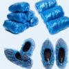 100PCS Medical Waterproof Boot Covers Plastic Disposable Shoe Covers Overshoes
