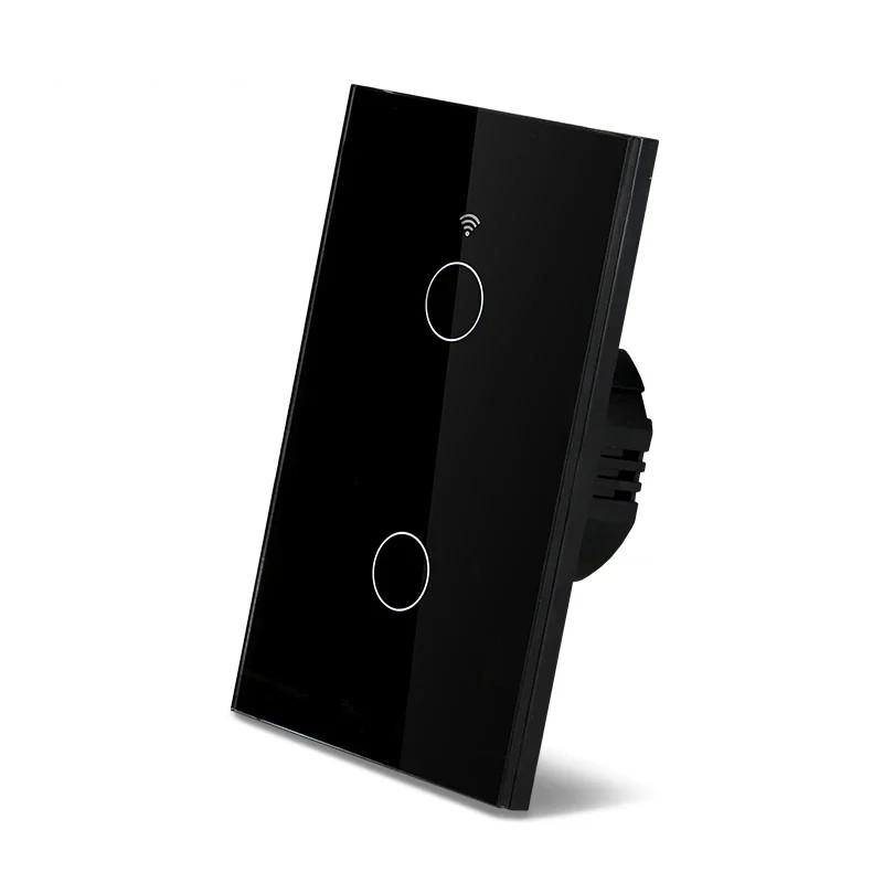 1 шт., умный выключатель света, Wi-Fi, сенсорный датчик, устройство с поддержкой Wi-Fi, управление через приложение, 85-275 В для Alexa Google Home Tuya