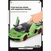 1/18 Scale Lamborghini Aventador SVJ Hidden Edition Race King Supercar Alloy Diecast Model Car Sound & Light Children Toy Gift Present