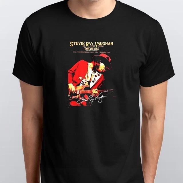 Stevie Ray Vaughan Live Tokyo Tour TSHIRT S M L XL XXL 3 4 XL colours Black