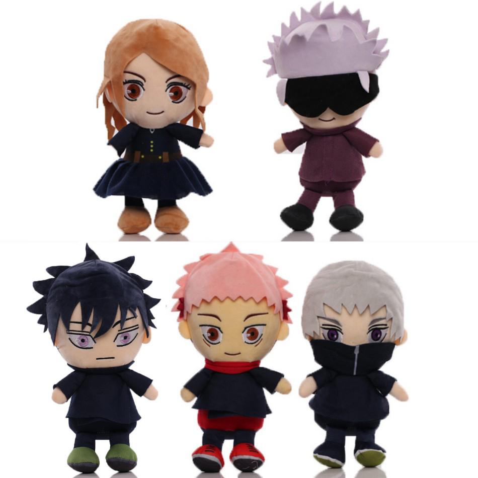 1-5 шт. Плюшевые игрушки Jujutsu Kaisen Аниме Плюшевые игрушки Годжо Фусигуро Мэгуми Кугисаки Нобара Годжо Сатору Мягкие набивные куклы Подарки для детей