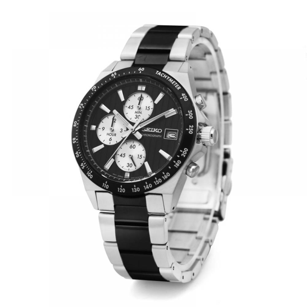 Seiko Sbtr043 Spirit Chronograph Tachymeter Мужские металлические часы