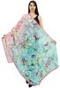 Floral Long Scarf Sarong Women Wrap Dupatta Summer Stole Scarves-Inches-Cotton