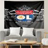 Lyon Football Crest Design Printed Printed Tapestry, for Bedroom,Livingroom, dormitory, Large Wall Decor, Fabric Decor Fan Birthday Gifts
