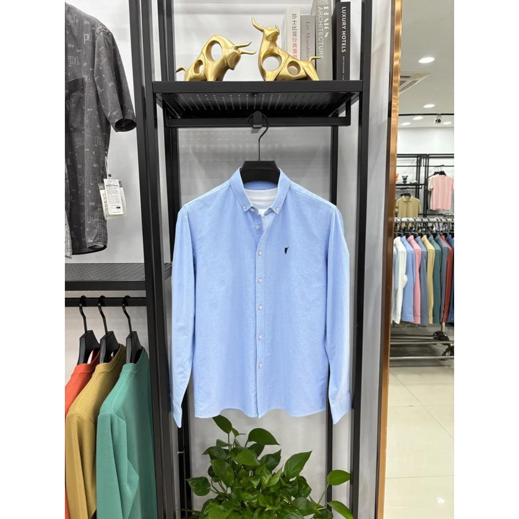STORN 100% Cotton Corduroy Shirt - Green Long Sleeve M-4XL - Spring Autumn Slim Fit Candy Color Collection