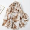 2024 Spring And Autumn Winter New Cotton And Hemp Long Thin Scarf Travel Versatile Sunscreen Warm Shawl For Women