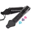 Adjustable Electric /Acoustic Guitar Bass Shoulder Strap with 3 Guitar Pick