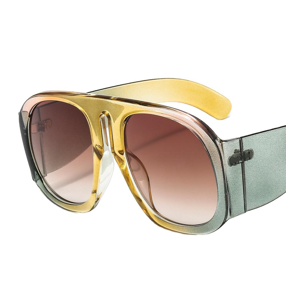 1770 Unique Oval Square Sunglasses Brand Designer Gradient Lenses Sun Glasses for Woman Classic Retro Vintage Oversized Shades