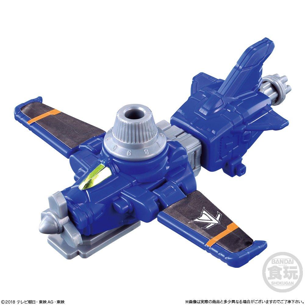 Minipla Серия Комбинации VS Машин 01 Люпин Кайзер из 5 x Конфетных Сладостей Сентай Люпинджер VS Сентай Кейсацунджер (Набор 1) Игрушки/Освежение (Кайто