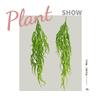 Green Simulation Lover's Tears Plant Plastic Faux Flower  Wedding Decoration