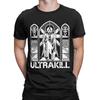 Мужская Женская ULTRAKILL Белая версия Футболка Хлопок Модная Футболка Одежда Наряды